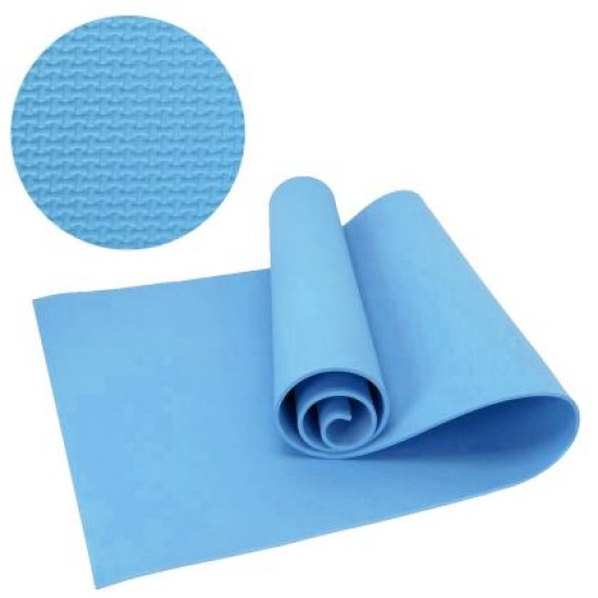 Постелка за къмпинг и туризъм, 175x50x0.6 см, Синя - 60017104