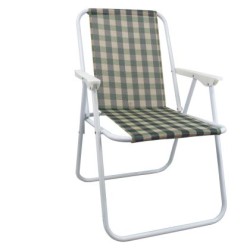 Сгъваем стол MAXIMA, Изработен от стомана и textilene, Дизайн 14, 60023014 Сгъваем стол MAXIMA, Изработен от стомана и textilene, Дизайн 14, 60023014