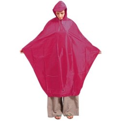 Дъждобран, пончо с качулка MAXIMA, Цикламен /60040009/