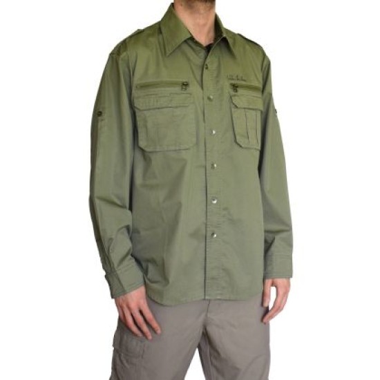 Риза памучна ONEPOLAR, Тъмнозелена, Размер 2XL /PO270105/ Риза памучна ONEPOLAR, Тъмнозелена, Размер 2XL /PO270105/