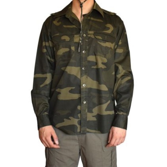 Камуфлажна памучна риза ONEPOLAR, Зелена, Размер L /PO275601/ Камуфлажна памучна риза ONEPOLAR, Зелена, Размер L /PO275601/