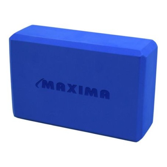 Йога блок MAXIMA, 23х15х8 см, Изработен от EVA, Син 30001507 Йога блок MAXIMA, 23х15х8 см, Изработен от EVA, Син 30001507