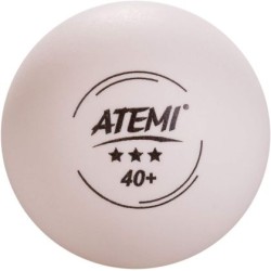 Топче за тенис на маса ATEMI 40+ ITTF ***, Бяло 200306