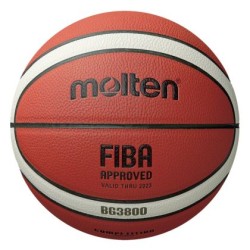 Баскетболна топка Molten B5G3800, FIBA Approved, кожена, размер 5, 360066 Баскетболна топка Molten B5G3800, FIBA Approved, кожена, размер 5, 360066
