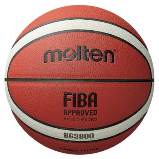 Баскетболна топка Molten B6G3800, FIBA Approved, кожена, размер 6, 900670 Баскетболна топка Molten B6G3800, FIBA Approved, кожена, размер 6, 900670