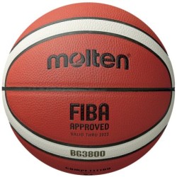 Баскетболна топка Molten B7G3800, FIBA Approved, Кожена, Размер 7 900673 Баскетболна топка Molten B7G3800, FIBA Approved, Кожена, Размер 7 900673