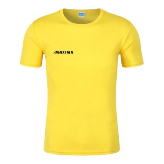 Тениска спортна MAXIMA, Жълта, Размер 2XL /40069107/ Тениска спортна MAXIMA, Жълта, Размер 2XL /40069107/