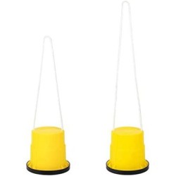 Кокили с противоплъзгаща основа MAXIMA, Комплект два броя, Жълти /50095101/ Кокили с противоплъзгаща основа MAXIMA, Комплект два броя, Жълти /50095101/