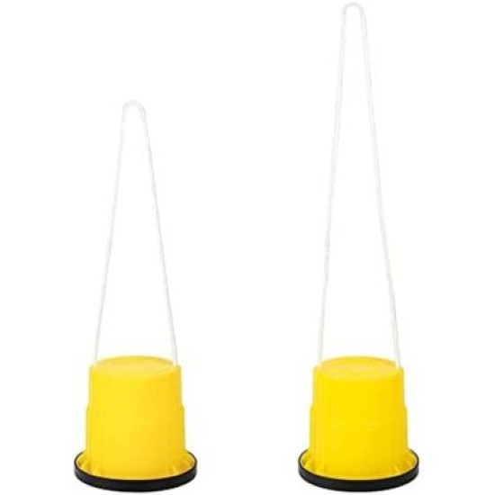Кокили с противоплъзгаща основа MAXIMA, Комплект два броя, Жълти /50095101/ Кокили с противоплъзгаща основа MAXIMA, Комплект два броя, Жълти /50095101/