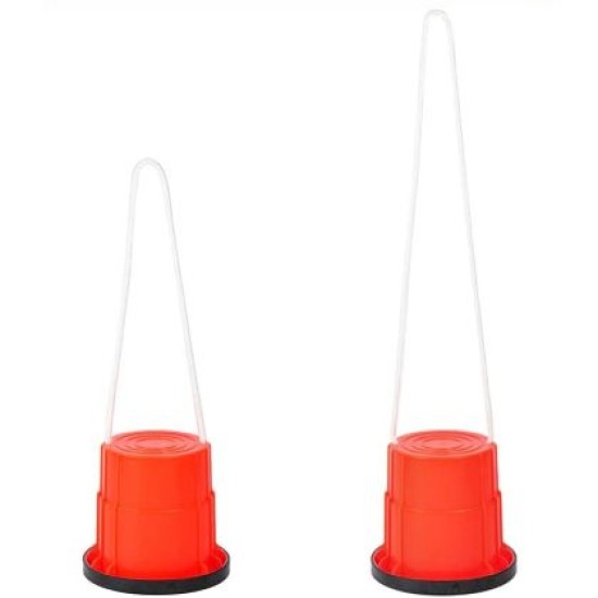 Кокили с противоплъзгаща основа MAXIMA, Комплект два броя, Червени /50095106/ Кокили с противоплъзгаща основа MAXIMA, Комплект два броя, Червени /50095106/