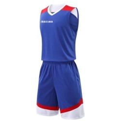 Екип за баскетбол MAXIMA, Син с бял и червен, Размер 34 /40024103N/
