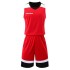Екип за баскетбол MAXIMA, Червен с черен и бял, Размер L /40024405/