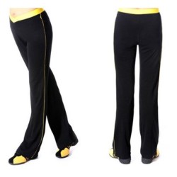 Спортен панталон долнище за деца, Черен с жълто, Размер XL /40041503/ Спортен панталон долнище за деца, Черен с жълто, Размер XL /40041503/