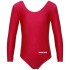 Детско трико с дълъг ръкав MAXIMA, Подходящо за гимнастика, балет и танци, Червено, 6XL /40042054/