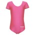 Детско трико с къс ръкав MAXIMA, Подходящо за гимнастика, балет и танци, Розово, Размер 5XL /40042411/