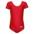 Детско трико с къс ръкав MAXIMA, Подходящо за гимнастика, балет и танци, Червено, Размер XL /40042425/