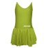 Детско танцувално (балетно) трико MAXIMA с тънки презрамки и поличка, Електриково зелено, Размер 4XL /40042608/