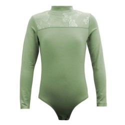 Детско трико MAXIMA с платка с дантела, Зелено, Ръст 140 см /40044004/