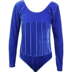 Детско трико MAXIMA кадифе, Синьо, Ръст 160 см /40044113/