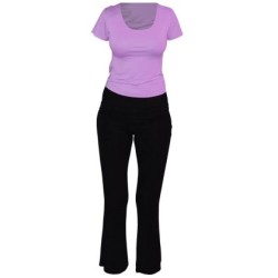 Комплект за спорт, Лилава блуза с черен панталон, Размер L /40044501/ Комплект за спорт, Лилава блуза с черен панталон, Размер L /40044501/