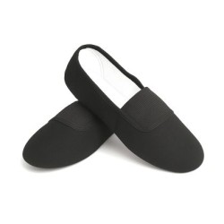 Цвички за гимнастика от плат MAXIMA, Черни, Размер 23 /40070321/