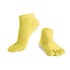 Чорапи за йога с пръсти MAXIMA, Едноцветни, Жълти /40073102/