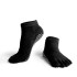 Чорапи за йога с пръсти MAXIMA, Едноцветни, Черни /40073107/