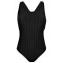 Дамски плувен костюм цял, Черен, Размер 2XL /40047007/