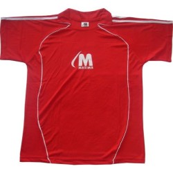 Екип за футбол/ волейбол/ хандбал с номера на гърба к-кт 12 броя червено и бяло MAXIMA /400106/ Екип за футбол/ волейбол/ хандбал с номера на гърба к-кт 12 броя червено и бяло MAXIMA /400106/