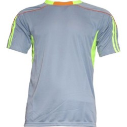 Екип за футбол/ волейбол/ хандбал фланелка с шорти сиво, ел. зелено и оранжево, Размер L /40011901/ Екип за футбол/ волейбол/ хандбал фланелка с шорти сиво, ел. зелено и оранжево, Размер L /40011901/