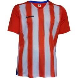 Екип за футбол/ волейбол/ хандбал, фланелка с шорти - червен с бяло рае MAXIMA, Размер XL /40012301/ Екип за футбол/ волейбол/ хандбал, фланелка с шорти - червен с бяло рае MAXIMA, Размер XL /40012301/