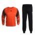 Екип футболен вратарски оранжево и черно, Размер XL, №1 на гърба /40013304/