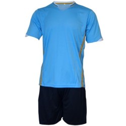 Екип за футбол/ волейбол/ хандбал фланелка с шорти - светло син с черно, Размер 3XL /40014903/ Екип за футбол/ волейбол/ хандбал фланелка с шорти - светло син с черно, Размер 3XL /40014903/