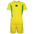 Екип за футбол/ волейбол/ хандбал, фланелка с шорти жълто, Размер XL /40017501/
