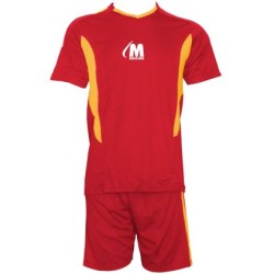 Екип за футбол/ волейбол/ хандбал, фланелка с шорти червено и жълто, Размер 2XL /40017701/ Екип за футбол/ волейбол/ хандбал, фланелка с шорти червено и жълто, Размер 2XL /40017701/