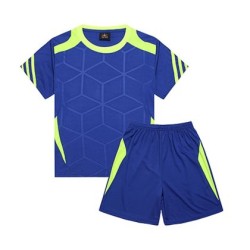Екип за футбол/ волейбол/ хандбал, детски - син с неоновозелено, Размер 22 /40063601/ Екип за футбол/ волейбол/ хандбал, детски - син с неоновозелено, Размер 22 /40063601/