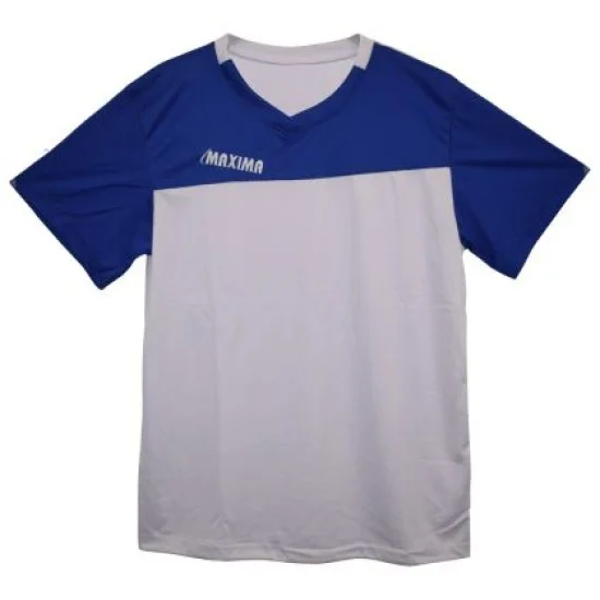 Екип за футбол/ волейбол/ хандбал, фланелка с шорти -  бял със синьо, Размер M /40066802/