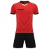 Екип за футбол / волейбол / хандбал MAXIMA, Комплект фланелка с шорти, Червен с черен, Размер 26 /40067305N/