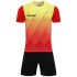 Екип за футбол / волейбол / хандбал MAXIMA, Комплект фланелка с шорти, Червен с черен и жълт, Размер XL /40067704N/