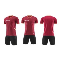 Екип за футбол / волейбол / хандбал MAXIMA, Комплект фланелка с шорти, Бордо с черен, Размер L /40068204/ Екип за футбол / волейбол / хандбал MAXIMA, Комплект фланелка с шорти, Бордо с черен, Размер L /40068204/