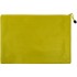 Папка с цип от промазан плат 38х27 см, Жълта /13010904/