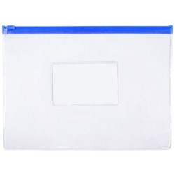 Папка с цип, А4, Изработена от PVC /130131/