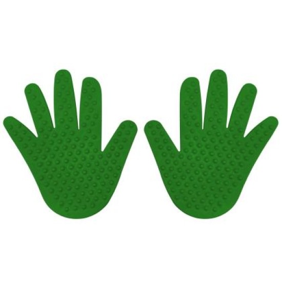 Ръце (длани) за маркиране при игри MAXIMA, Чифт, Зелени /30020402/