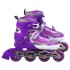 Ролери регулируеми 38-41 номер със светещи колела MAXIMA, Лилави /20010701/