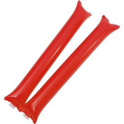 Стикове за аплодисменти, Комплект от 2 броя, Надуваеми, Червени /20072204/ Стикове за аплодисменти, Комплект от 2 броя, Надуваеми, Червени /20072204/