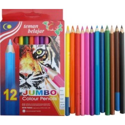 моливи 12цвята 17.78см. джъмбо /120044/