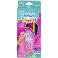 Цветни моливи VIOLIN, 12 цвята /120068/