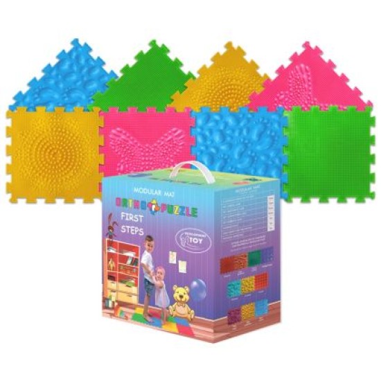 Модулен килим ORTHO PUZZLE, Микс Първи стъпки /270115/ Модулен килим ORTHO PUZZLE, Микс Първи стъпки /270115/