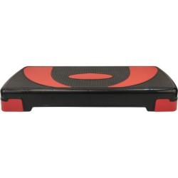 Стъпало за аеробика MAXIMA, 80х31 см, Височина 10, 15 или 20 см, Черен с червен 91044102