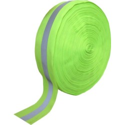Светлоотразителна текстилна лента с размери 5см*100 м, Зелена /40015501/ Светлоотразителна текстилна лента с размери 5см*100 м, Зелена /40015501/